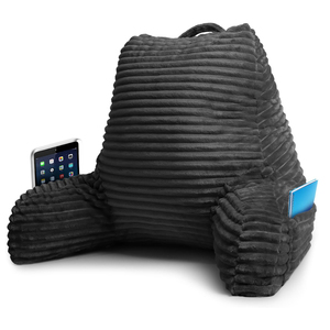 Almohada de Lectura con Espuma Viscoelástica Triturada, Almohada de Respaldo para Sentarse en la Cama, Soporte Ajustable para Espalda y Brazos - Product Image 1