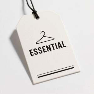 Étiquettes suspendues personnalisées de luxe pour vêtements, imprimées UV, en papier recyclé, pour chaussures, sacs, vêtements, designs personnalisés, logo client - Product Image 5