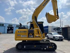 Excavadora de cadenas Komatsu PC130 usada, excavadora hidráulica de 13 toneladas, maquinaria de construcción para movimiento de tierras - Product Image 2