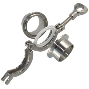 En Stock: Abrazadera Sanitaria Tri-Clamp de Acero Inoxidable con Accionamiento por Palanca para Conjuntos de Mangueras Hidráulicas al por Mayor - Product Image 1