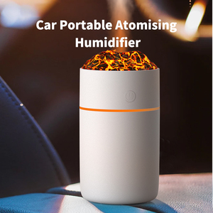 <strong>Mini</strong> Volcano Air Humidifier USB Portable Car Fragrance <strong>Diffuser</strong> Cool Mist Maker with Night <strong>Light</strong> for Desktop Office - Product Image 3