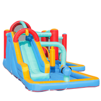 Doctor Dolphin – toboggan gonflable Commercial, liquidation, maison gonflable, parcours d'obstacles, vente, nouveau grand château gonflable pour enfants