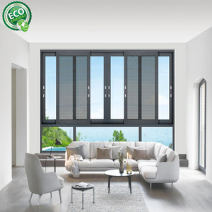หน้าต่างบานเลื่อนกระจกฉนวนกันความร้อนสองชั้นกันแรงกระแทกจากพายุเฮอริเคนใช้ในห้องนั่งเล่นต้นทุนต่ำ - Product Image 6