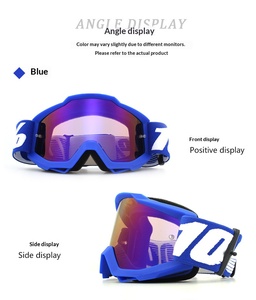 Lunettes de sport Shenmoren, nouvelle version, monture intégrale, verres PC, protection UV, anti-vent et anti-sable, protection des yeux - Product Image 4