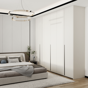 Armoire moderne durable personnalisée en usine avec poignées <span class=keywords><strong>invisibles</strong></span>, mobilier de chambre principale haut de gamme et tendance pour villas - Product Image 2