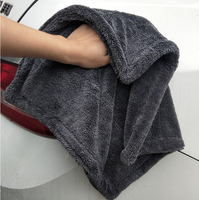 Chiffon de nettoyage personnalisé absorbant 1400gsm serviettes d'entretien de voiture séchage rapide Auto détaillant boucle torsadée serviettes de séchage en microfibre