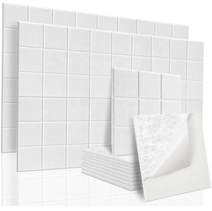 Panneau de <span class=keywords><strong>mousse</strong></span> acoustique absorbant insonorisé en feutre décoration murale panneaux sonores résistants au feu pour mur et plafond - Product Image 3