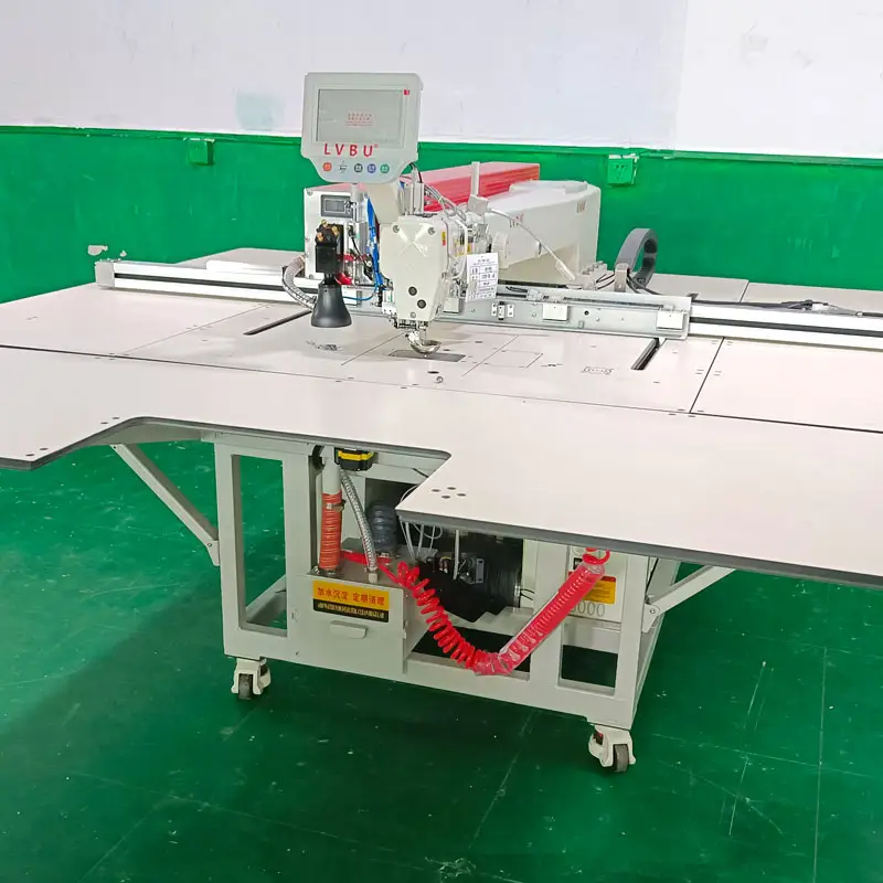 LVBU-1390 automatische Nähmaschine Kleidung Reiß verschluss Muster Maschine Form Platte Maschine