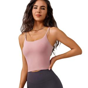 Venta al por mayor de camisetas sin mangas de verano para mujer, tops tipo bustier sin relleno, sujetadores bandeau, chalecos y tops cortos. - Product Image 6