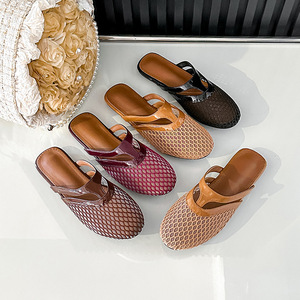<span class=keywords><strong>Scarpe</strong></span> Basse da <span class=keywords><strong>Donna</strong></span> in Rete Taglia <span class=keywords><strong>44</strong></span>, Ciabatte Casual con Punta Chiusa e Design a Rete - Product Image 1