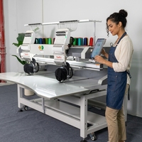 Meilleure Vente : Machine à Broderie à 2 Têtes, Zone de Broderie Extra Large 500x800mm pour la Création de Motifs Personnalisés