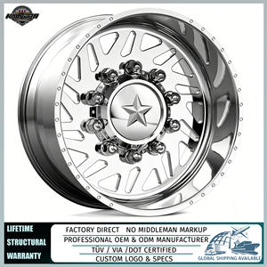 Rines de Aleación Forjados Personalizados <span class=keywords><strong>American</strong></span> Force 6H02 <span class=keywords><strong>Siege</strong></span> SD de 20-24 Pulgadas 6x135 6x139.7 para Ford F150 Silverado Ram 1500 Sierra Tundra - Product Image 1