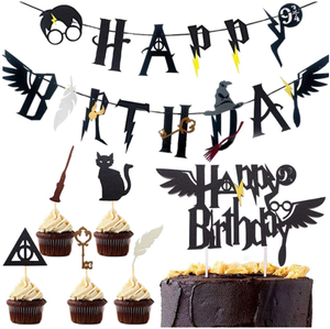 Izard arty upplies cake upcake Ake opoppers con irirthday ananner para Harry emed hemed Izard Themed appy irthday Izard arty ecor - Product Image 2