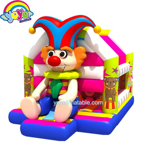 Clown Inflatable Bouncer Kids Play <b>Slide</b> Ball Pit Weather Resistant Home Commercial - Product Image 1