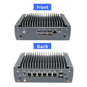 EN <span class=keywords><strong>Stock</strong></span> Mini PC sans ventilateur 10th Gen I3 I5 I7 6 2.5G LAN 4POE Triple M.2 Slots Pfsense Firewall pour VPN Network Security US EU Plug - Product Image 2