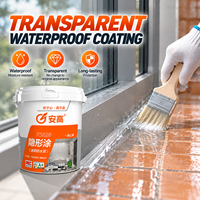 Scellant transparent imperméable à séchage rapide et formule invisible pour carrelage céramique, terrasse et rebord de fenêtre – Idéal pour les projets d'étanchéité