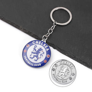 Porte-clés Métallique Coloré Tendance pour Fans du FC Barcelone – Pendentif en Alliage de Zinc, Cadeau Moderne et Simple - Product Image 6