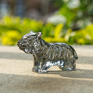 Mini figurines de tigre en cristal, presse-papiers en forme d'animal poli, respectueux de l'environnement, décorations de table pour la maison, superbes cadeaux d'anniversaire pour enfants - Product Image 4
