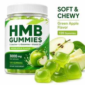 Customized Beta-Hydroxy Beta-Methylbutyrate Ca Calcium Food 99% HMB-CA Free Acid HMB Gummies Dairy-Free GMP HACCP Certified 120 - Product Image 3