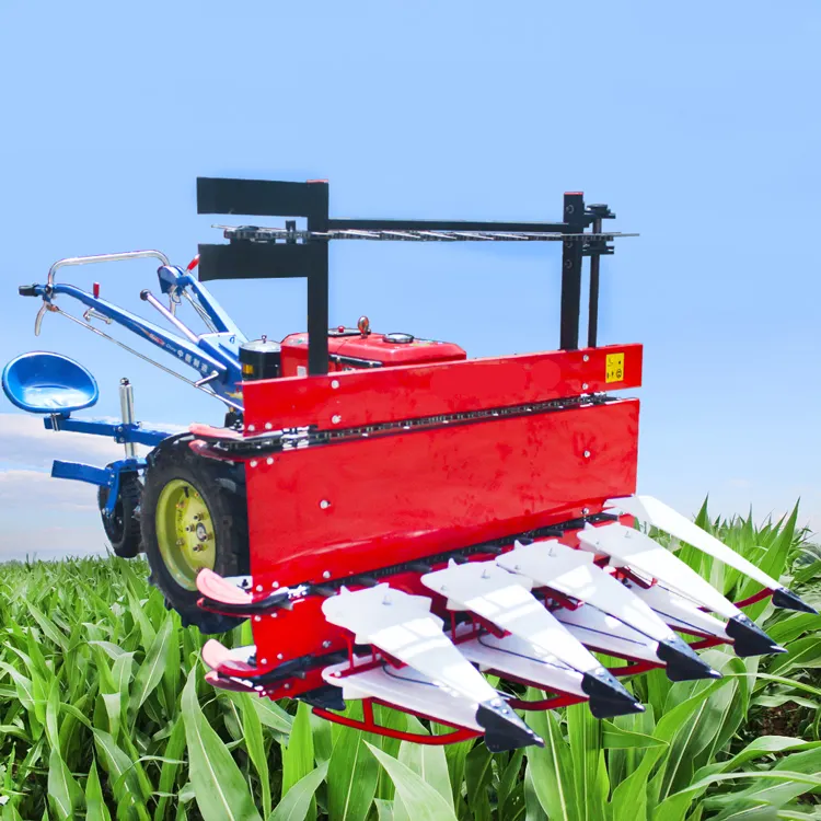 Manufacturer Promotion small walking tractor rice corn harvester power reaper machine windrower price philippines