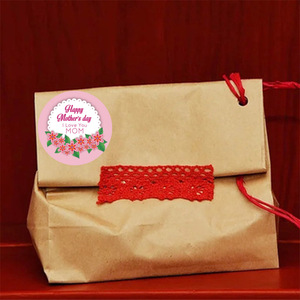 สติกเกอร์กันน้ำสำหรับวันแม่สติกเกอร์ติดฉลากบรรจุภัณฑ์ "Happy Mother's Day" - Product Image 5