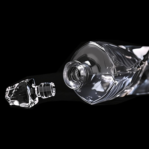 Tùy Chỉnh 750Ml Rõ Ràng Vuông Chai Thủy Tinh Với Vương Miện Cap Dày Dưới Hình Dạng Xi Lanh Cho Rượu Vang <span class=keywords><strong>Vodka</strong></span> Gin Whiskey Khác Linh Hồn Ma Quỷ - Product Image 5