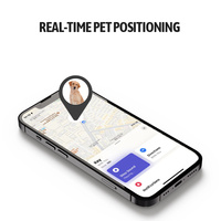Distributeur en cuir personnalisé apple air tag formation tactique chat chien gps tracker collier pour chien de compagnie