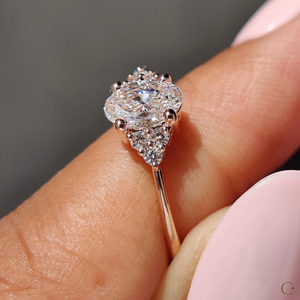 Elegant Lab Grown <b>Diamond</b> Ring Timeless Sparkle Stylish <b>Jewelry</b> Perfect for Weddings Engagements and Romantic Occasions - Product Image 3