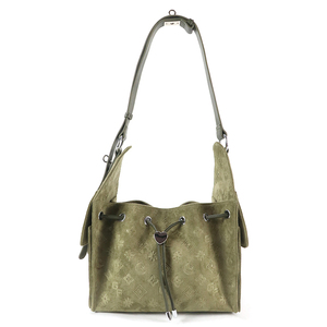 Sacs à bandoulière de créateur en gros pour femmes, en cuir PU texturé suède avec fermeture éclair - Product Image 3
