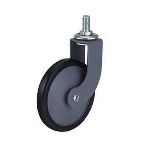 Double Voie Pivotante De 3 Pouces Filetage Vis Encastré <span class=keywords><strong>Roulette</strong></span> Pour Meubles - Product Image 1