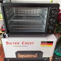 Four Électrique Compact Silver Crest 25L, Usage Domestique, 1500W, Multifonction Portable