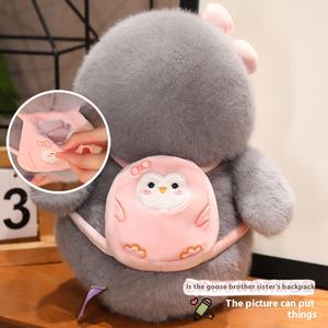 All'ingrosso piccolo pinguino peluche zaino simpatico peluche giocattolo per bambini comodo orso maglia regalo di compleanno per le ragazze - Product Image 4