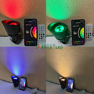 Yeni varış Led açık bahçe ağacı çekim ışıkları 6W 12W 18W 36W IP65 Visor projektör DMX512 denetleyici sahne aydınlatma - Product Image 1