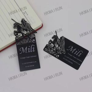 Hot Sale Metal Business Card Hollow With Custom Design - Product Image 3