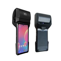 Terminal de point de vente Android portable POS-T6 de 6,5 pouces avec imprimante thermique d'étiquettes et de reçus, solution de point de vente mobile