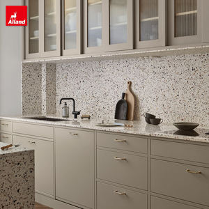 Gabinete de Cocina Modular Moderno y Ecológico AllandCabinet con Revestimiento de Vidrio para Vino, Precio de Fábrica para <span class=keywords><strong>Apartamentos</strong></span> - Product Image 2