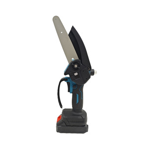 Scie à chaîne électrique sans fil de 6 pouces, scie électrique portable à une main, scie à bois alimentée par batterie Outils électriques de jardinage - Product Image 3