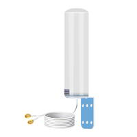 Antenne externe 3G, 4G LTE, WiFi à gain élevé 10-12dBi, amplificateur de signal mobile extérieur cylindrique pour routeurs