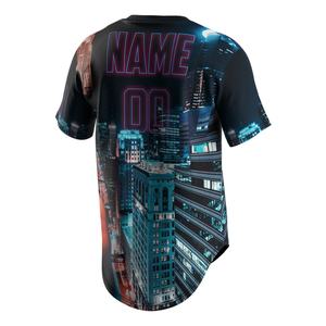 Camiseta de Béisbol Personalizada de Manga Corta para Hombre, Uniforme de Béisbol Estadounidense, Color Rosa - Product Image 2