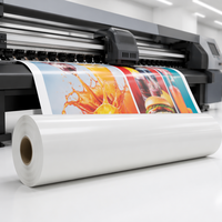 Rouleau de vinyle PVC auto-adhésif 120g 140g brillant mat résistant à l'eau écologique imprimable pour affiches grand format extérieur
