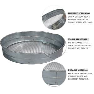 <span class=keywords><strong>Tamis</strong></span> de <span class=keywords><strong>jardin</strong></span> en acier galvanisé, <span class=keywords><strong>tamis</strong></span> à terre et à <span class=keywords><strong>compost</strong></span> en métal avec écran à mailles, <span class=keywords><strong>tamis</strong></span> de jardinage en métal <span class=keywords><strong>pour</strong></span> terre, sable et <span class=keywords><strong>compost</strong></span> - Product Image 5