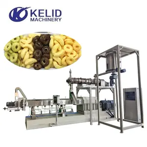 Multifunction Wheat Corn Flour Puffed Production Line Cheese Snack Food Extruder Making Processing Machine