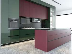 轻型豪华定制高端不锈钢整体厨房储物柜全屋家具来自工厂 - Product Image 2