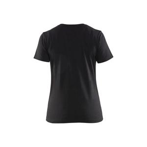 BLAKLADER - 347910429933XL T-shirt pour femme Noir/Jaune-EAN 7330509696620 T-SHIRTS DE TRAVAIL ET POLO - Product Image 2