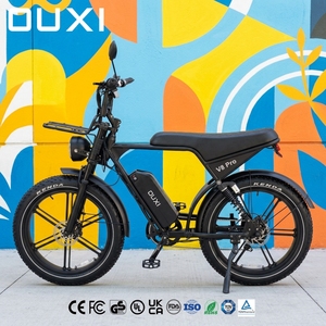 Vélo électrique tout-terrain OUXI 48V homologué CE <span class=keywords><strong>EN</strong></span> <span class=keywords><strong>15194</strong></span>, 25 km/h, vélo hybride, distributeur <span class=keywords><strong>en</strong></span> gros, vélo à pneus larges de 24 pouces V8 Pro - Product Image 1