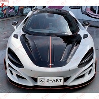 Z-ART 2017+ 720S M Style Capot avant en fibre de carbone sèche pour McLaren 720S, couvercle de coffre avant en fibre de carbone préimprégnée pour McLaren 720S