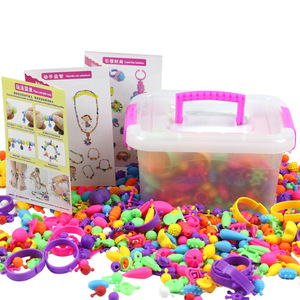 Kit de fabrication de bijoux Leemook personnalisé pour enfants, perles en plastique sans fil faites à la main pour l'entraînement de l'amblyopie, perles pour bébés - Product Image 6