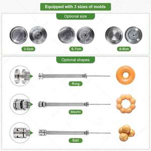 Gran Freidora Industrial a Gas para Mini Lokmas y Donas, Máquina para Hacer Bolas Dulces - Product Image 5