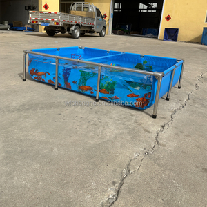 ถังเก็บปลาใสด้านเดียวทำจากผ้าใบ PVC <span class=keywords><strong>ขนาด</strong></span>900ลิตรมีเอกลักษณ์อุปกรณ์สำหรับ<span class=keywords><strong>บ่อ</strong></span>เลี้ยง<span class=keywords><strong>ปลา</strong></span> - Product Image 3