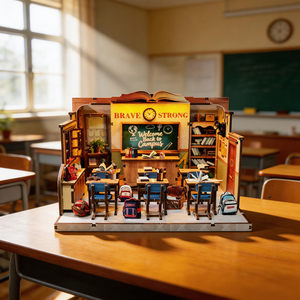 Kit <span class=keywords><strong>de</strong></span> Casa <span class=keywords><strong>de</strong></span> Muñecas <span class=keywords><strong>de</strong></span> Madera Y-TOP Personalizable, Rincón <span class=keywords><strong>de</strong></span> Lectura DIY para Estudiantes, Modelo <span class=keywords><strong>de</strong></span> <span class=keywords><strong>Arquitectura</strong></span> Creativa para Mayores <span class=keywords><strong>de</strong></span> 14 Años - Product Image 1